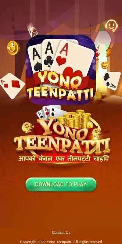 Yono Teen Patti, Teen Patti yono